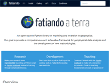Tablet Screenshot of fatiando.org